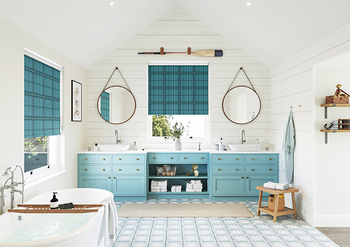 Falkirk, Aqua - Roller Blind - Image 8